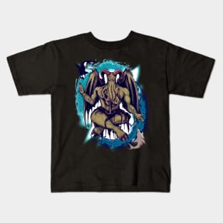 Baphomet Cthulhu Kids T-Shirt